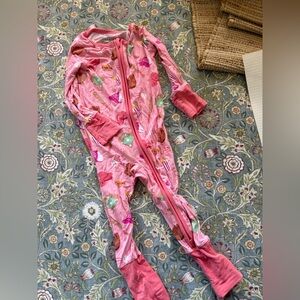 Little Sleepies Pink Ice Cream Kids Footie